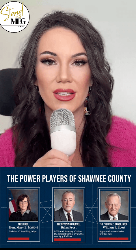 Meg Miller speaking about exposing court actors